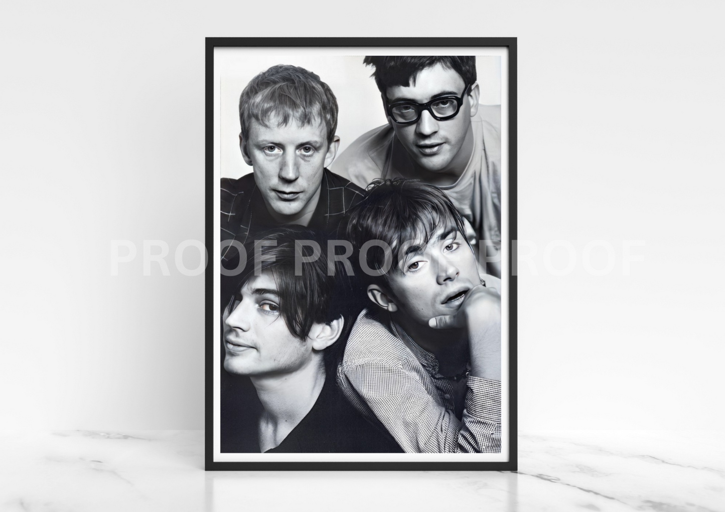 Blur Band Poster / Blur Poster / Music Legends / Music Poster Gift