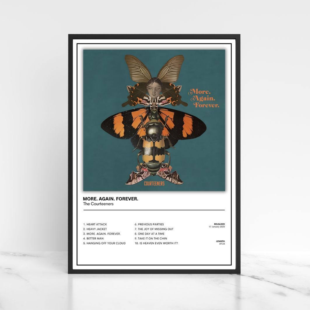 The Courteeners Full Collection Album Cover Posters A5 A4 A3 Unframed