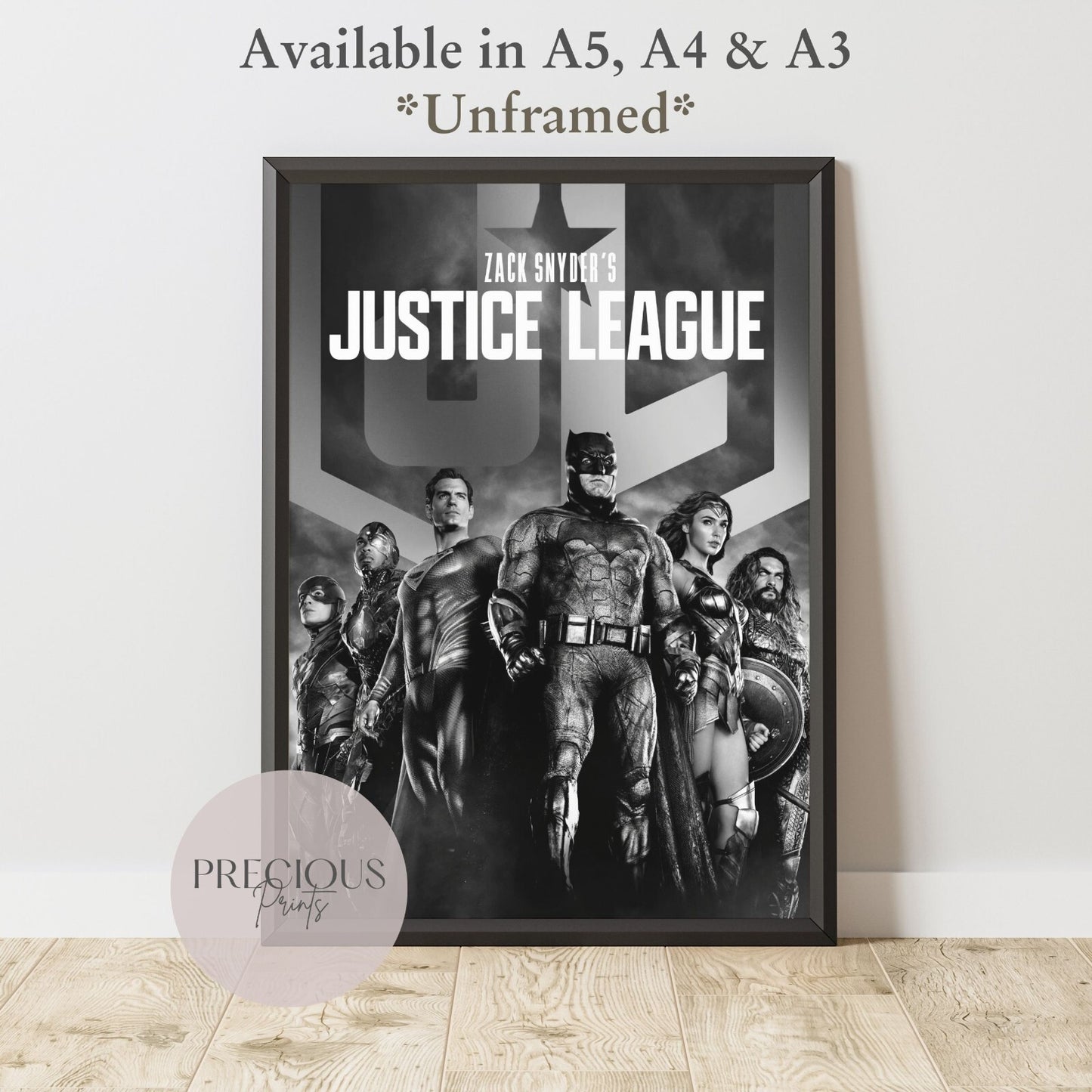 Zack Snyders Justice League 2021 Movie Poster A5 A4 A3 Fast Free Delivery
