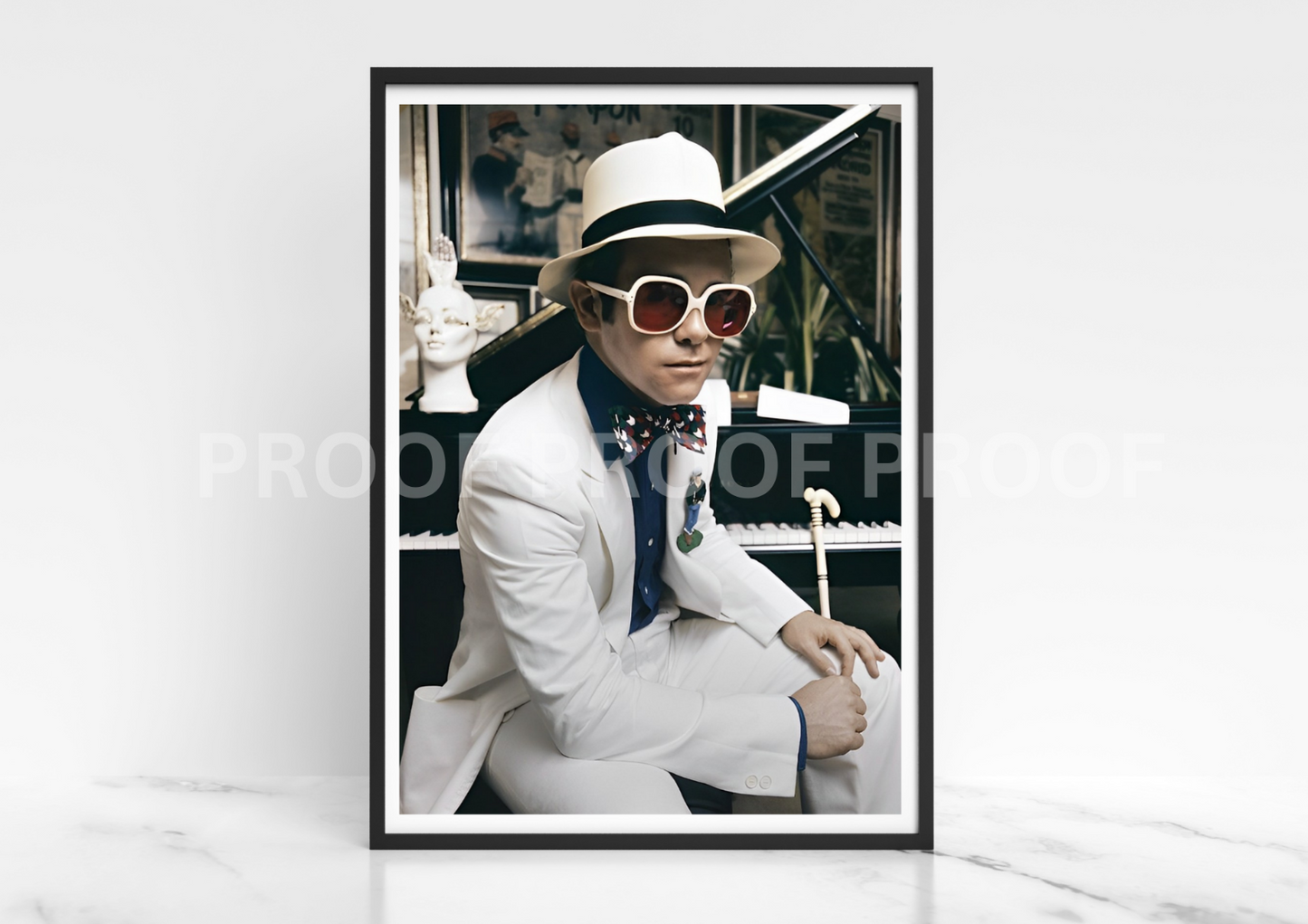 Elton John Poster / Music Legends / Music Poster Gift