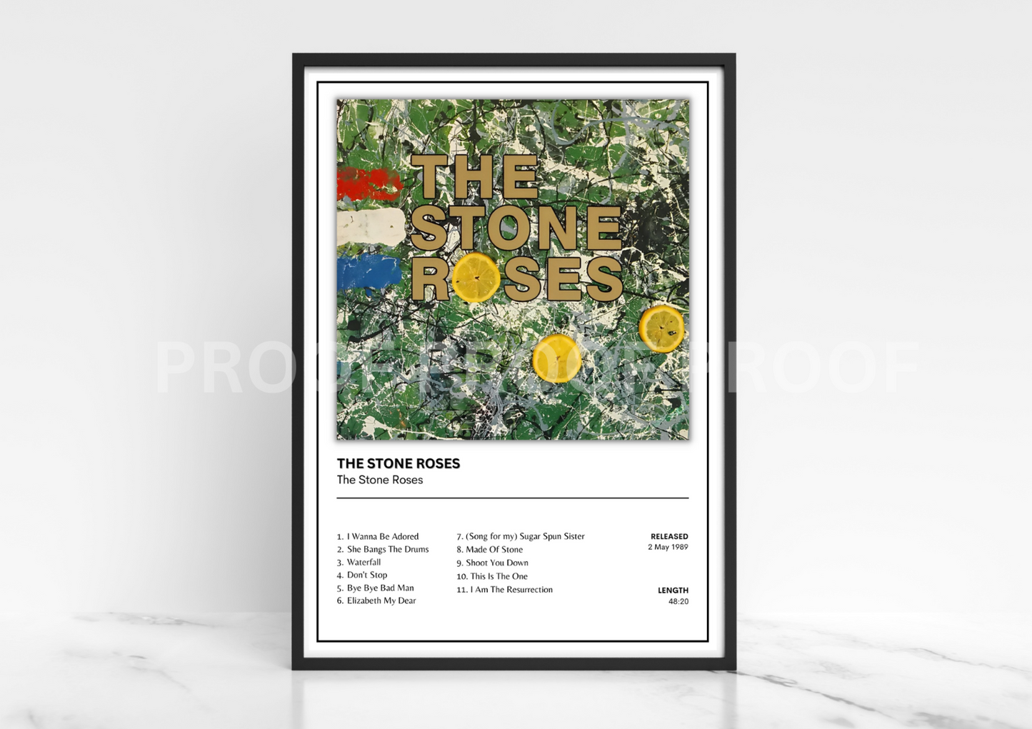 Stone Roses Fools Gold / Ian Brown Poster / Music Legend / Music Poster /