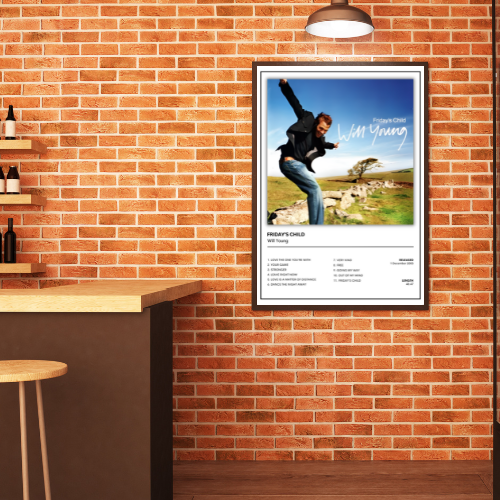 Will Young - Friday's Child Album Cover Music Poster / A5 A4 A3