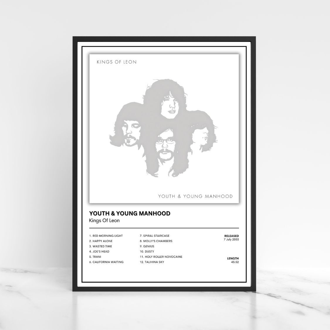 Kings of Leon Full Collection Album Cover Music Poster A5 A4 A3