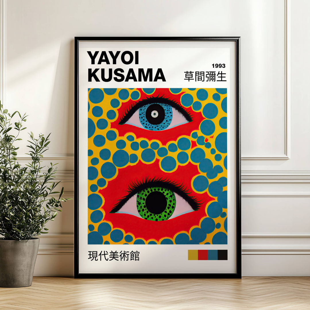 Yayoi Kusama 1993 Eyes Print