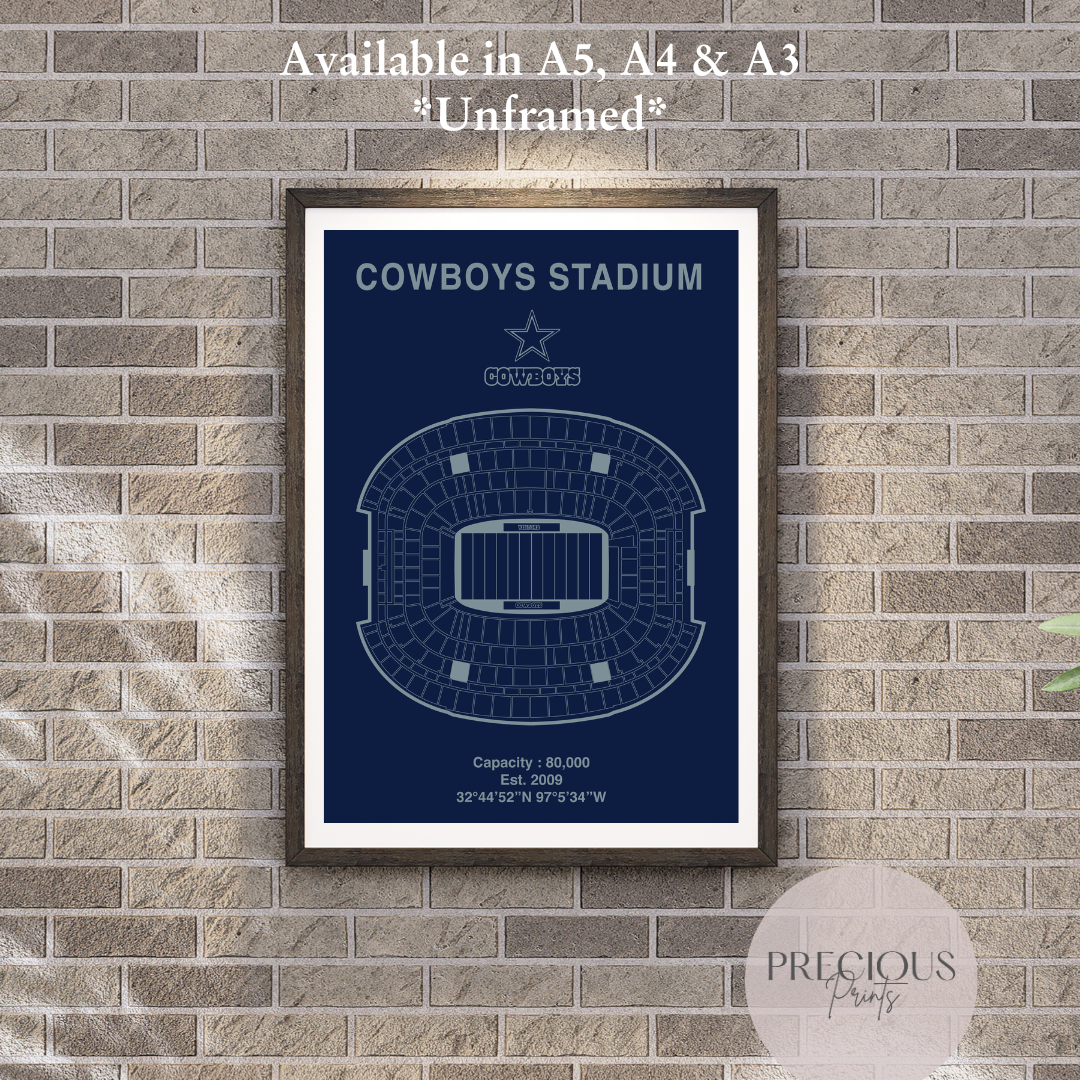 Dallas Cowboys Stadium Poster