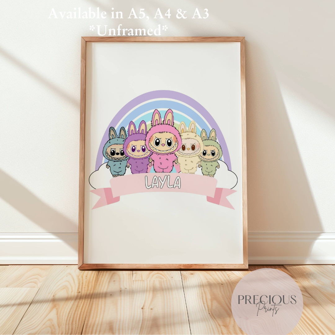 Personalised Labubu Doll Prints
