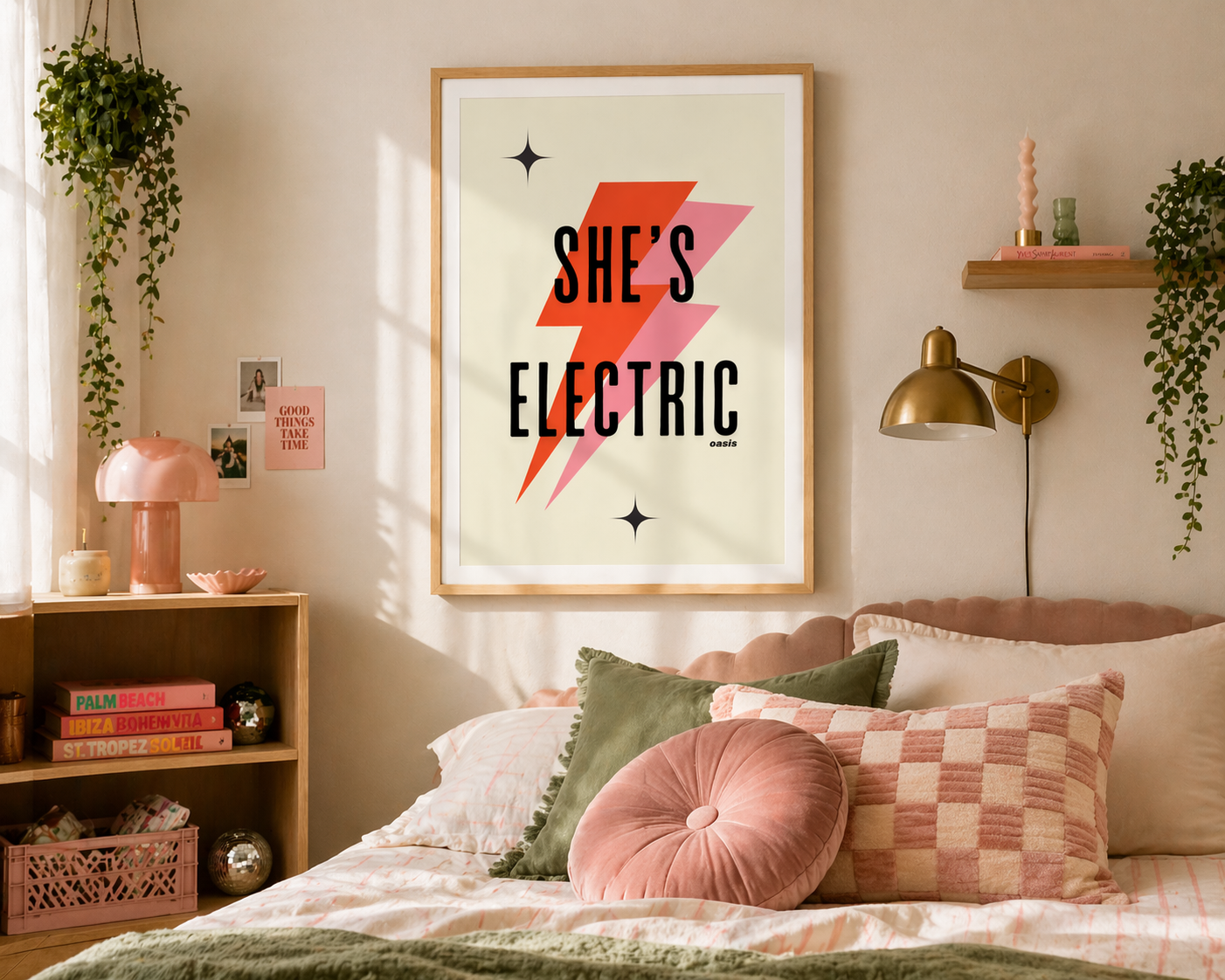 Oasis - She's Electric Lyric Print