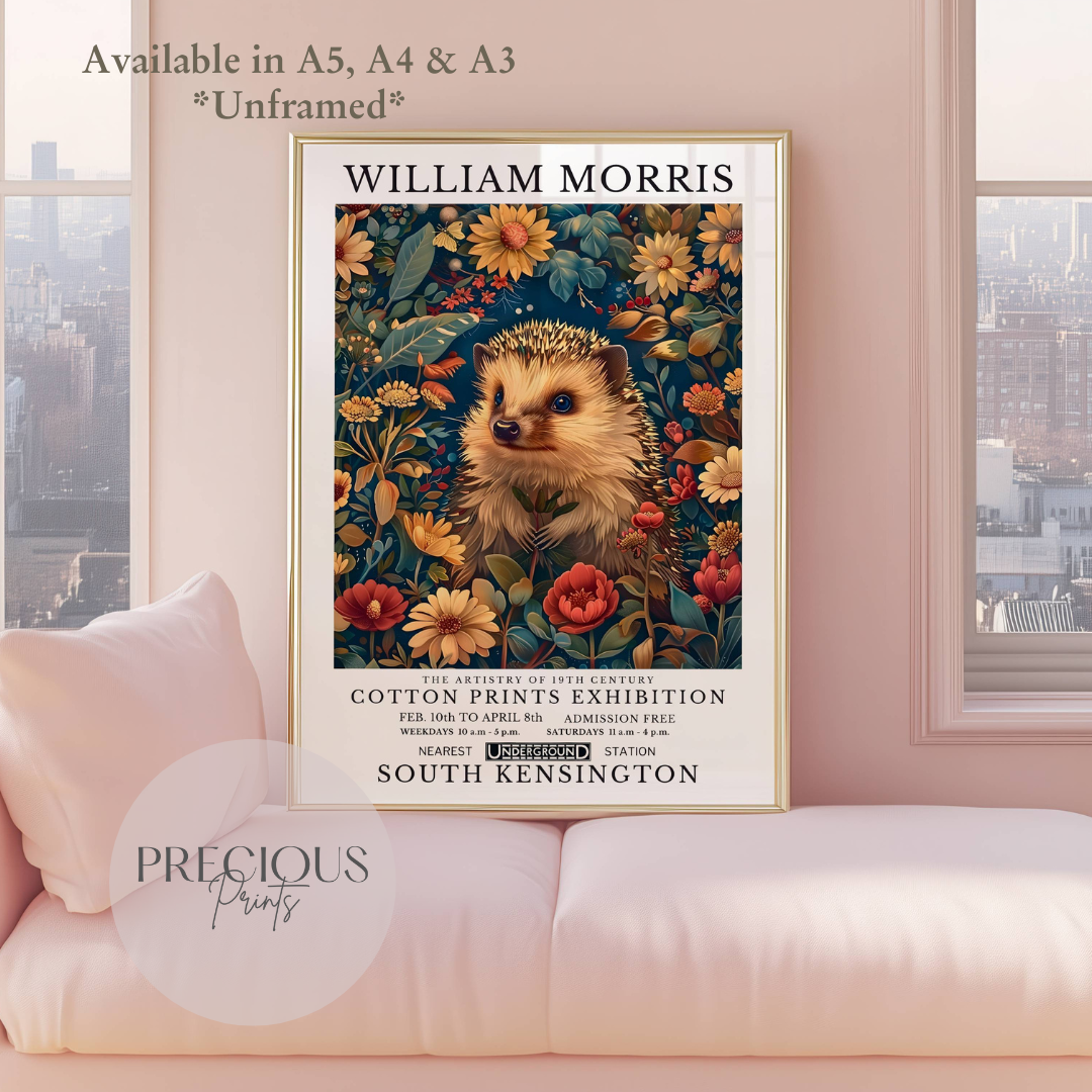 William Morris The Hedgehog Poster / Art Exhibition Print
