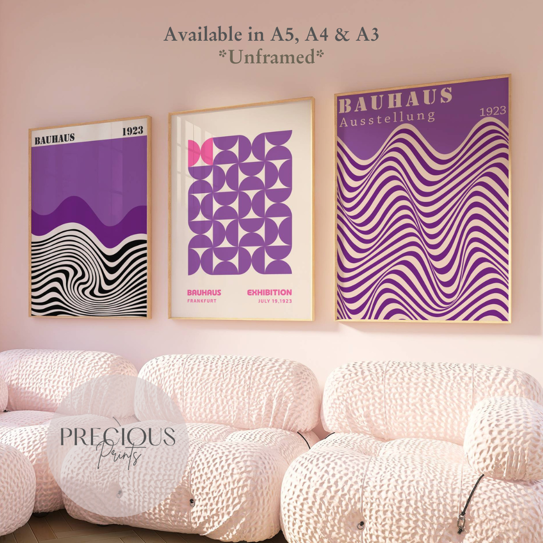 Set of 3 Bauhaus Prints