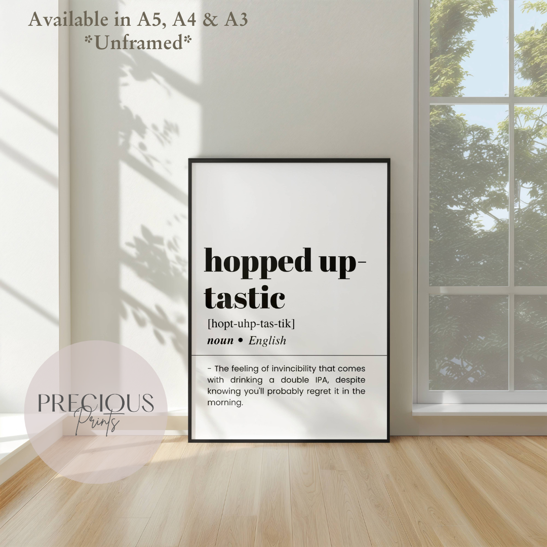 Hopped Up-tastic Poster