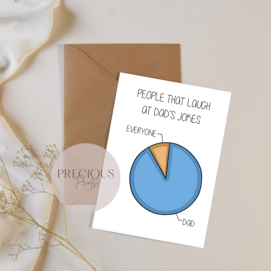 Funny Father's Day Card / Daddy's Day Card / Cute Father's Day Card