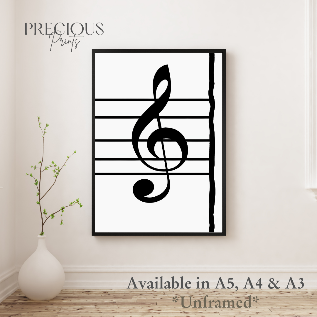 Set of 3 Dark Modern Musical Instruments