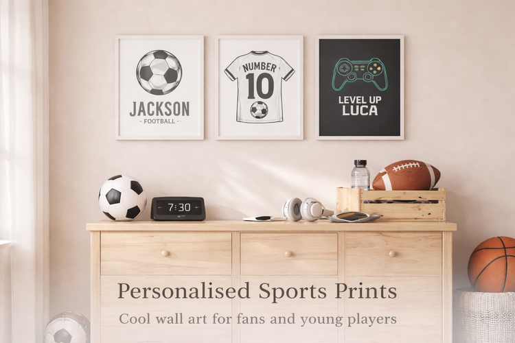 Personalised Sports Prints