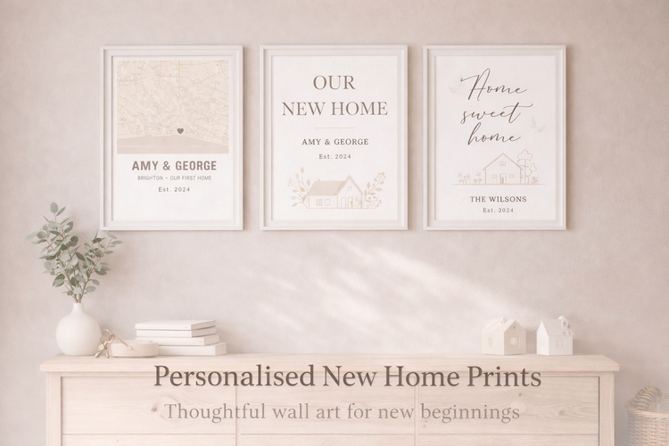 Personalised New Home Prints