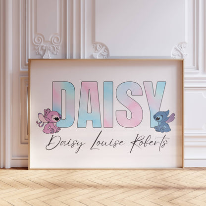 Personalised Stitch Print