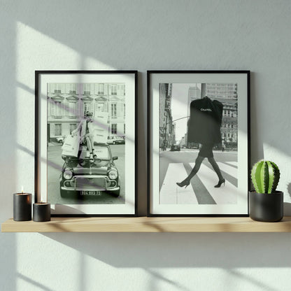 Set of 2 Chanel Fashion Print