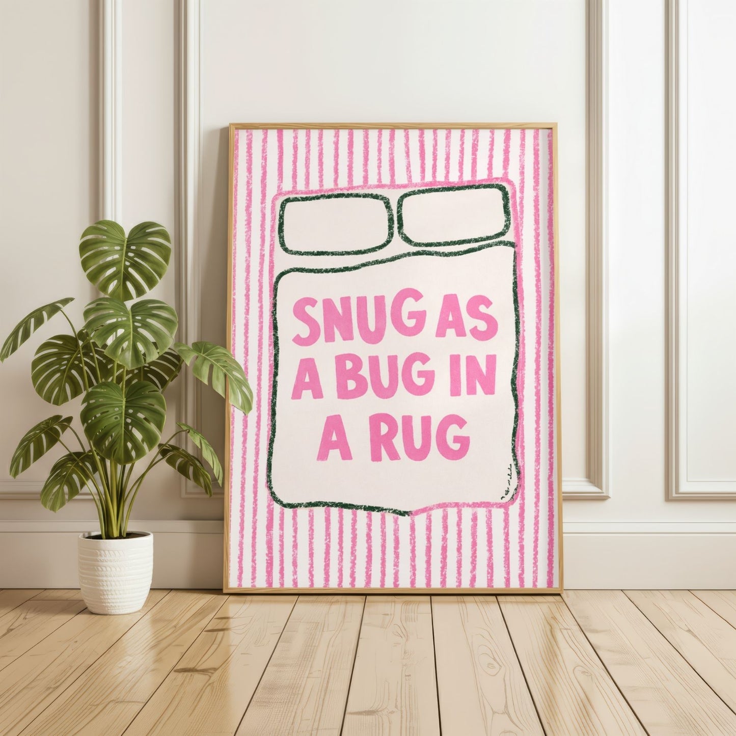 Snug As A Bug In A Rug Print
