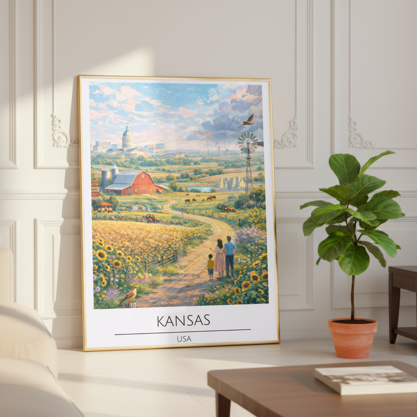 Kansas - USA Print
