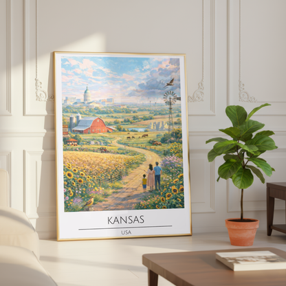 Kansas - USA Print