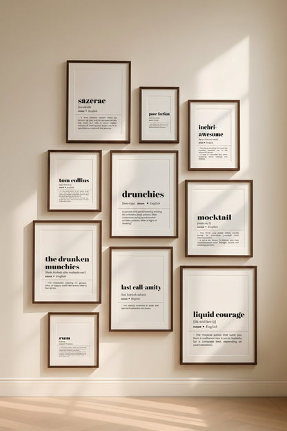 Beer O'Clock Definition Humour Poster