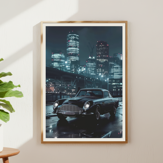 Aston Martin DB6 1969 Vintage Print