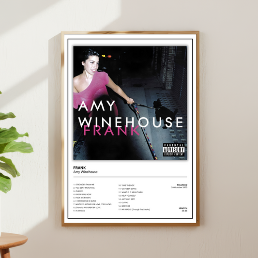 Amy Winehouse Frank Music Print