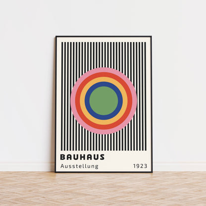 Colourful Bauhaus Art Print