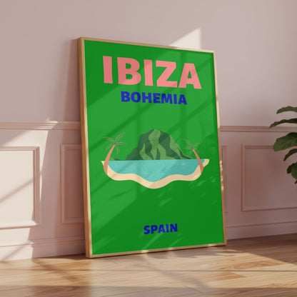Ibiza Travel Poster