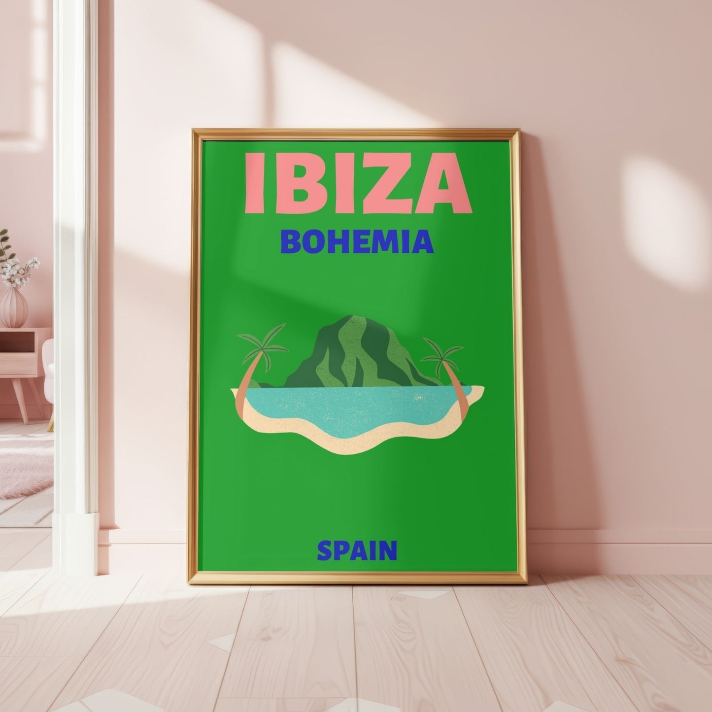 Ibiza Travel Poster