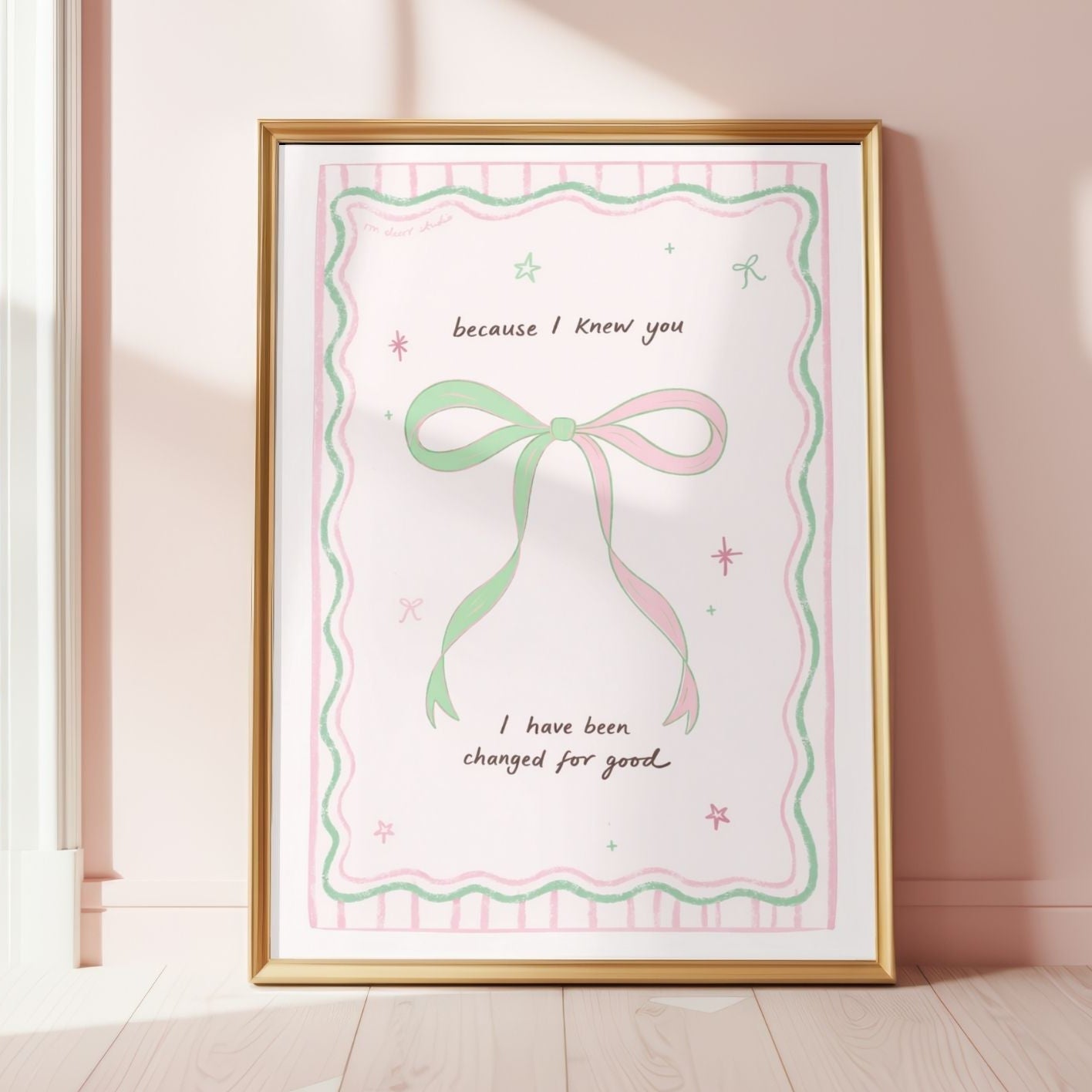 Wicked Movie Quote Print