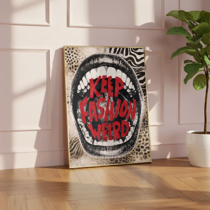 Stylish Maximalist Fashion Leopard Print