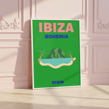 Ibiza Travel Poster