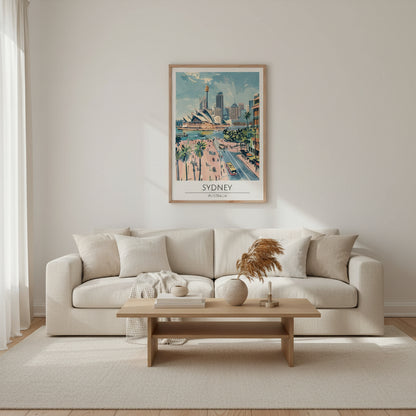 Australia Sydney Travel Poster