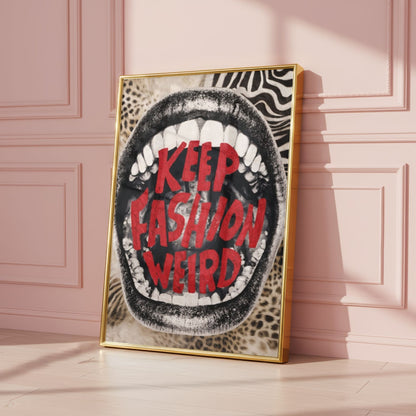 Stylish Maximalist Fashion Leopard Print