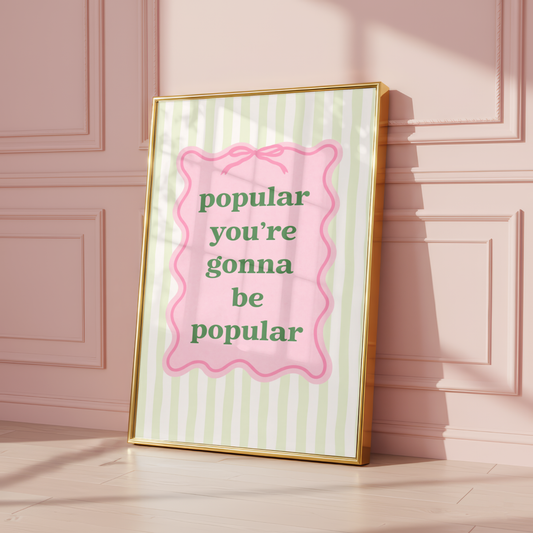 Wicked Movie Popular Print