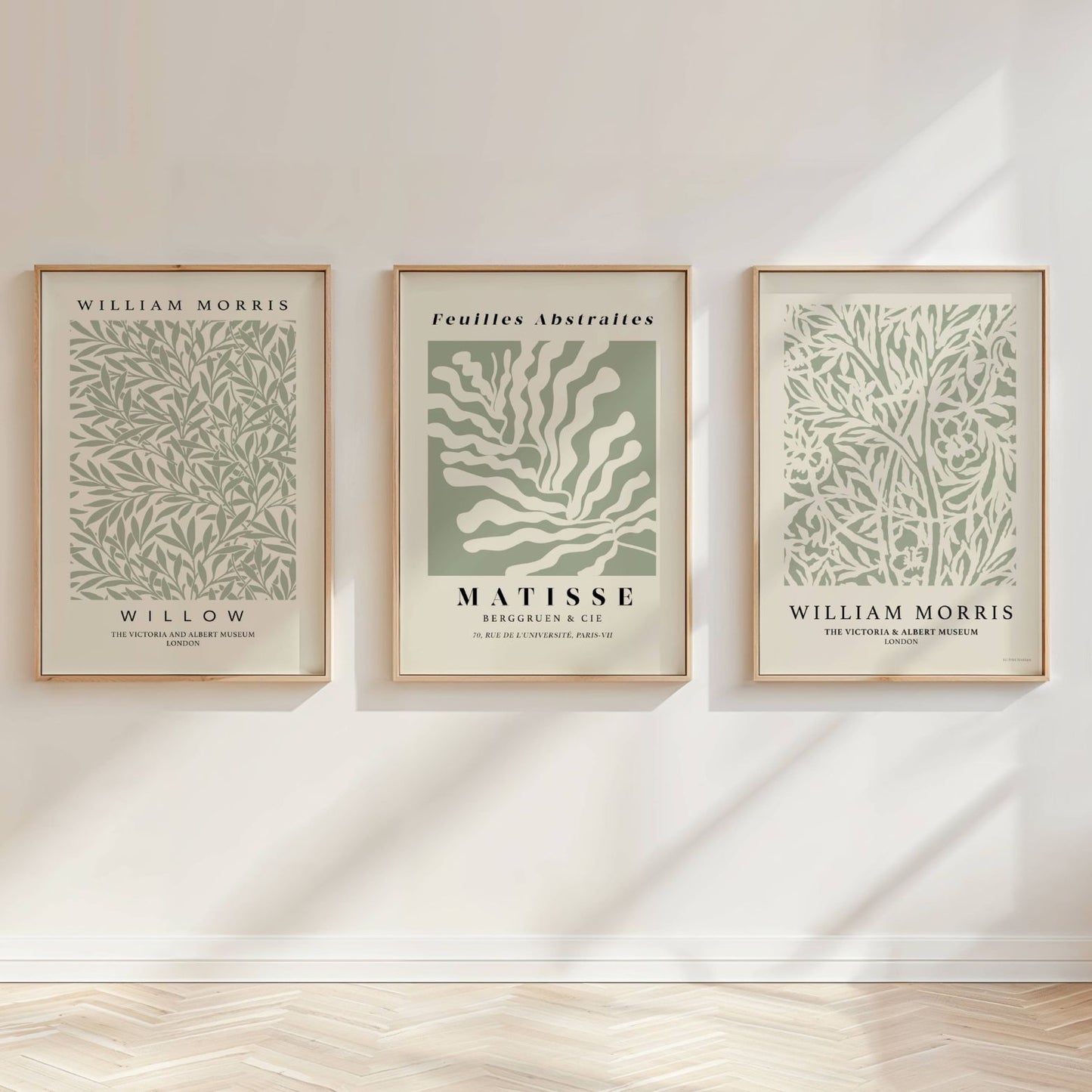 Set of 3 Matisse William Morris Prints
