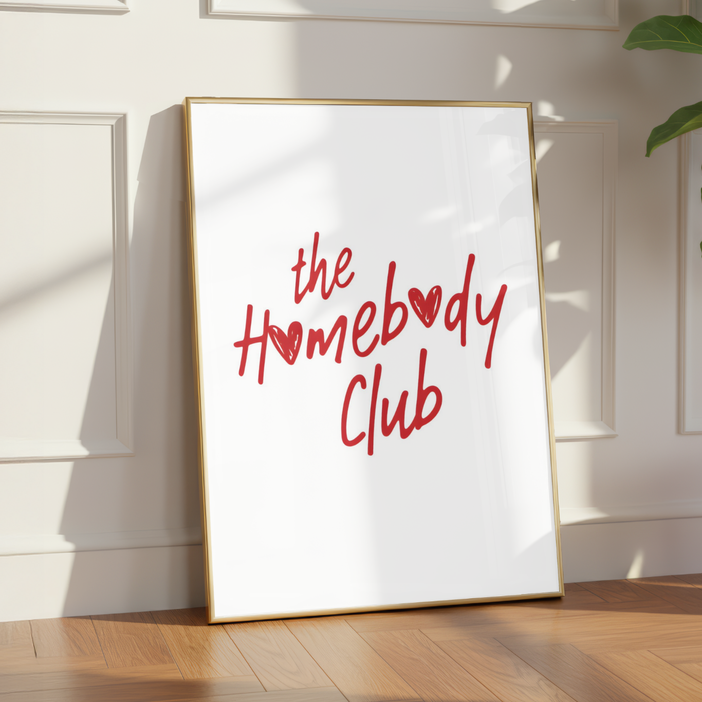 The Homebody Club Wall Art Print