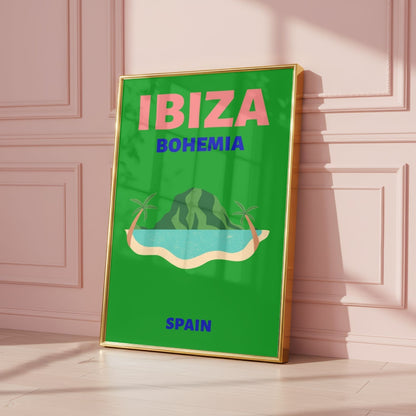 Ibiza Travel Poster