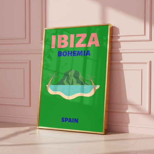 Ibiza Travel Poster