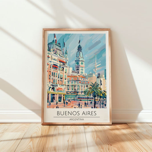 Argentina, Buenos Aires Travel Poster