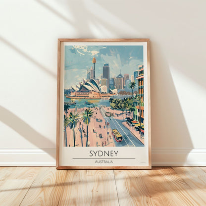 Australia Sydney Travel Poster