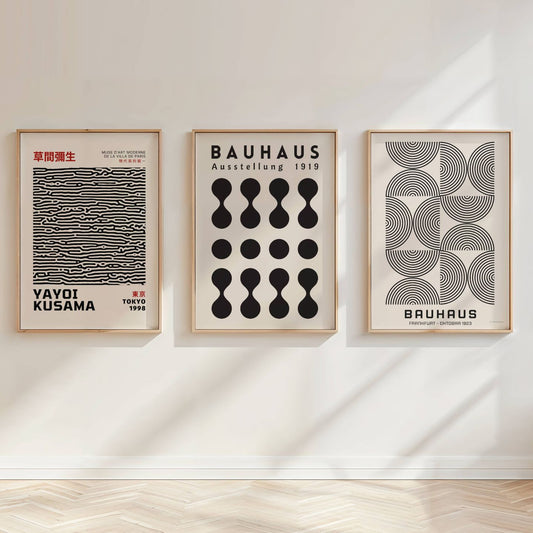 Bauhaus Kusama Set of 3 Prints