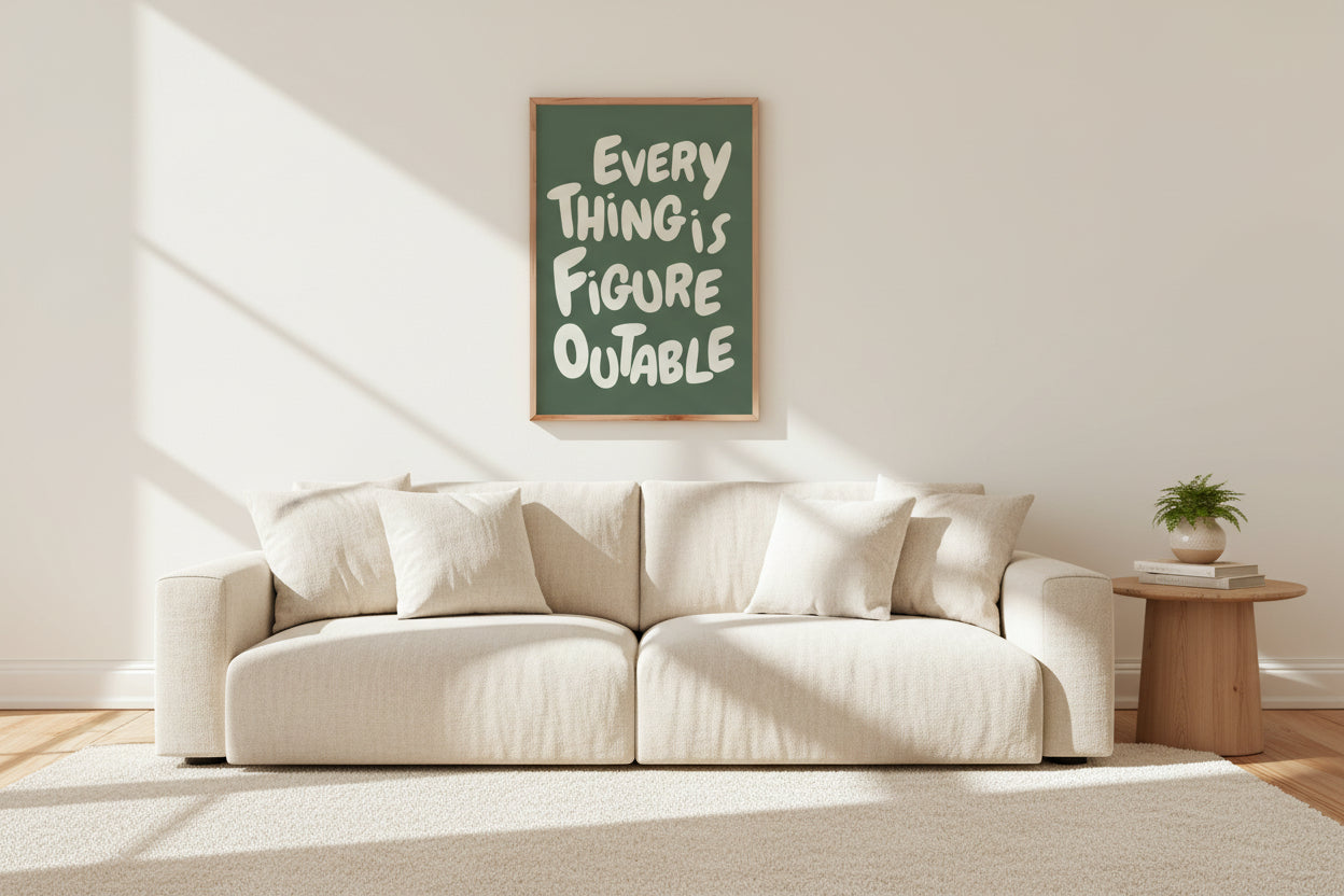Everything Is Figureoutable - Motivational Poster
