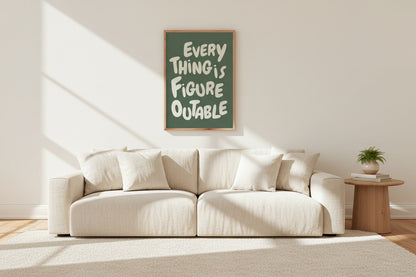 Everything Is Figureoutable - Motivational Poster