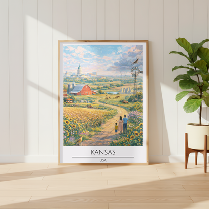 Kansas - USA Print
