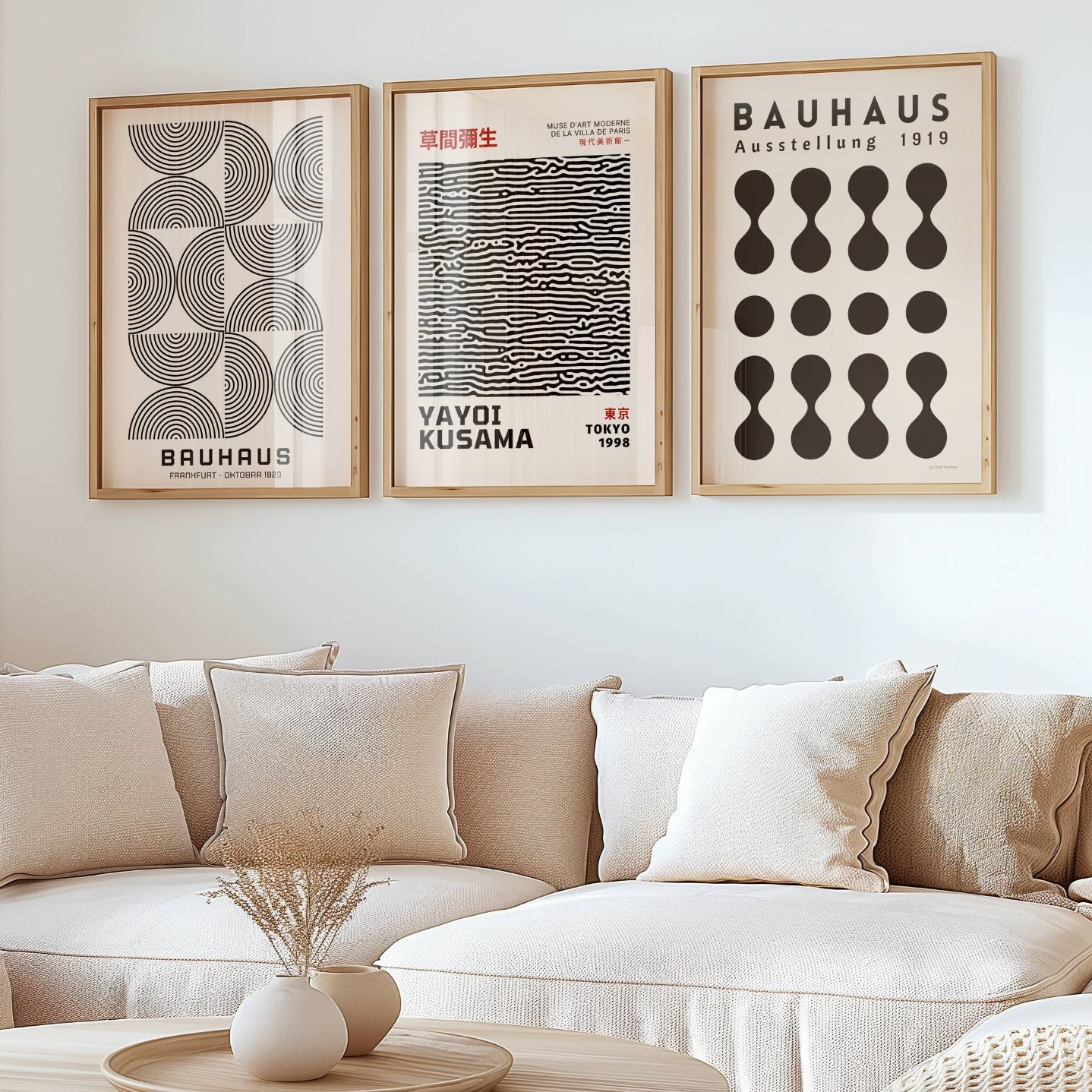 Bauhaus Kusama Set of 3 Prints