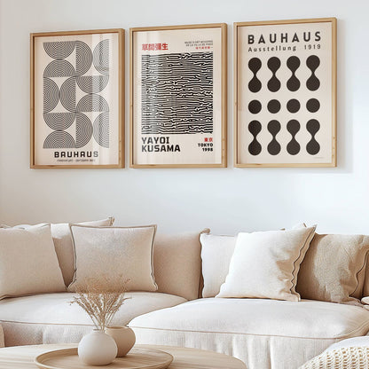 Bauhaus Kusama Set of 3 Prints