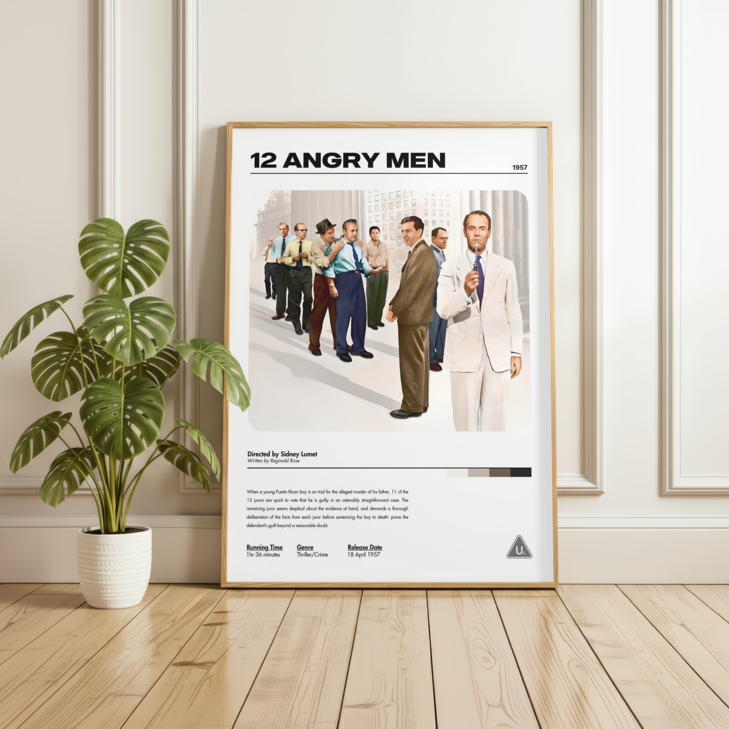 12 Angry Men Classic Movie Print