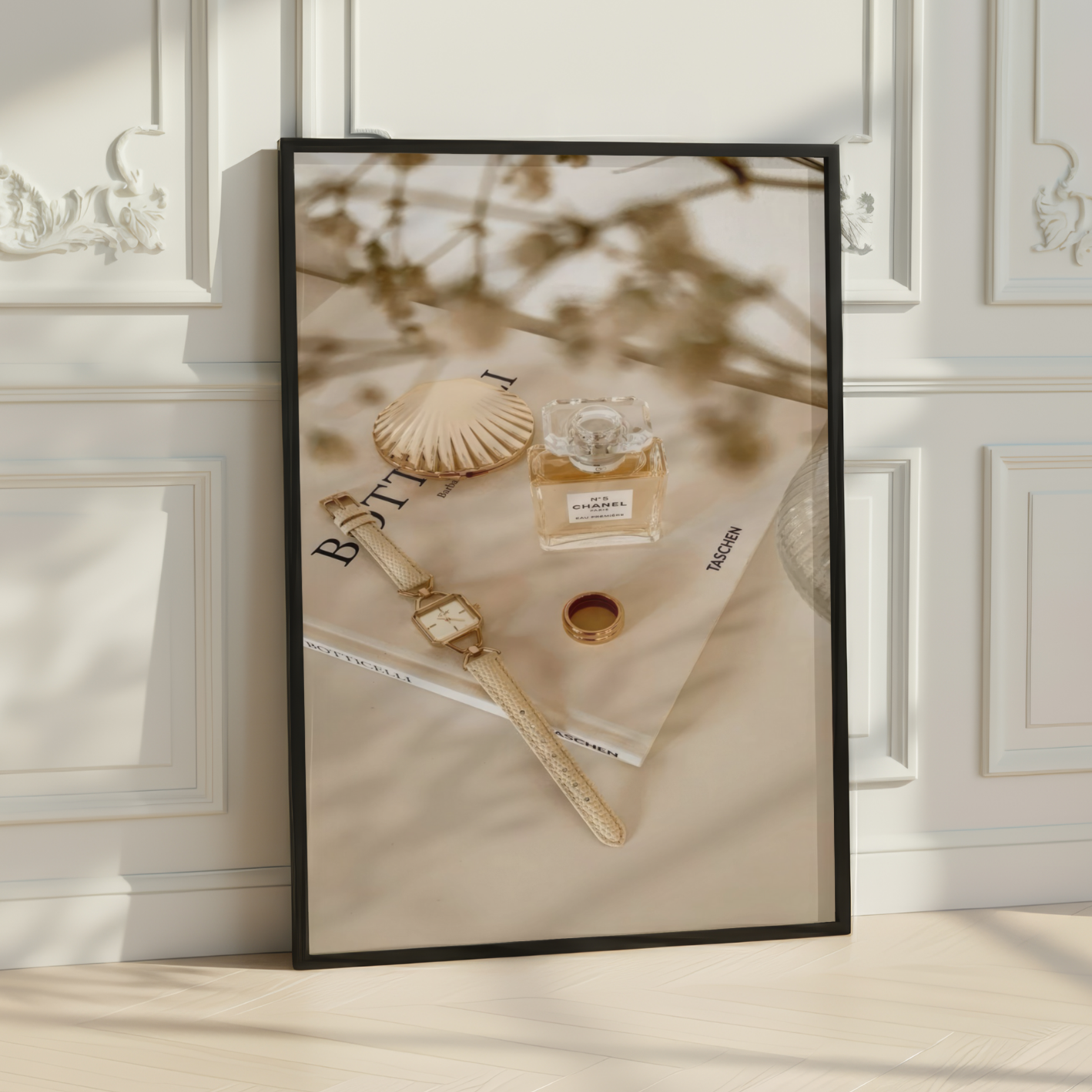 Chanel Flatlay Wall Art Print