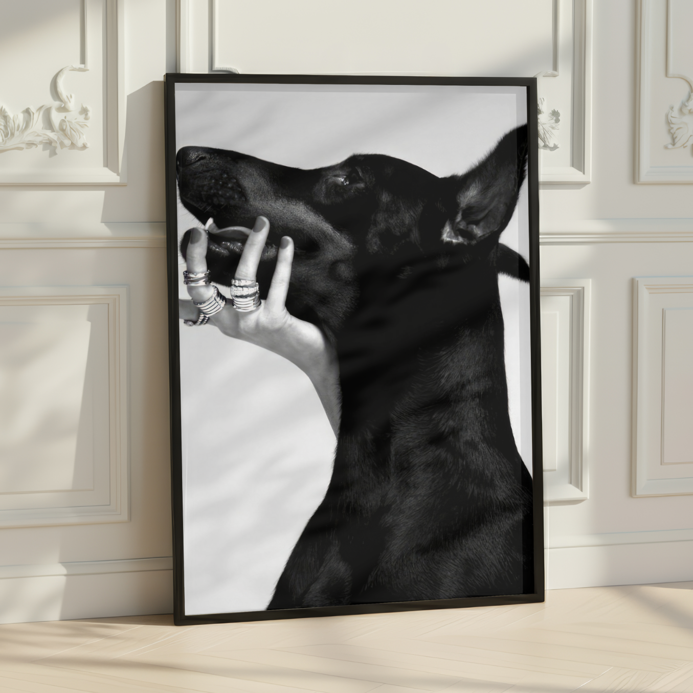 Luxury Doberman Dog Print